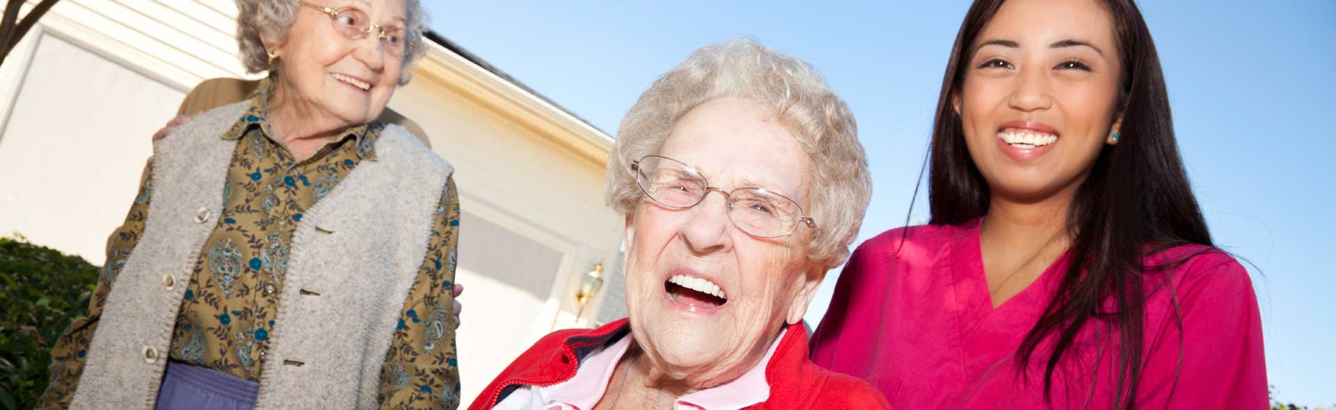 Older woman smiling
